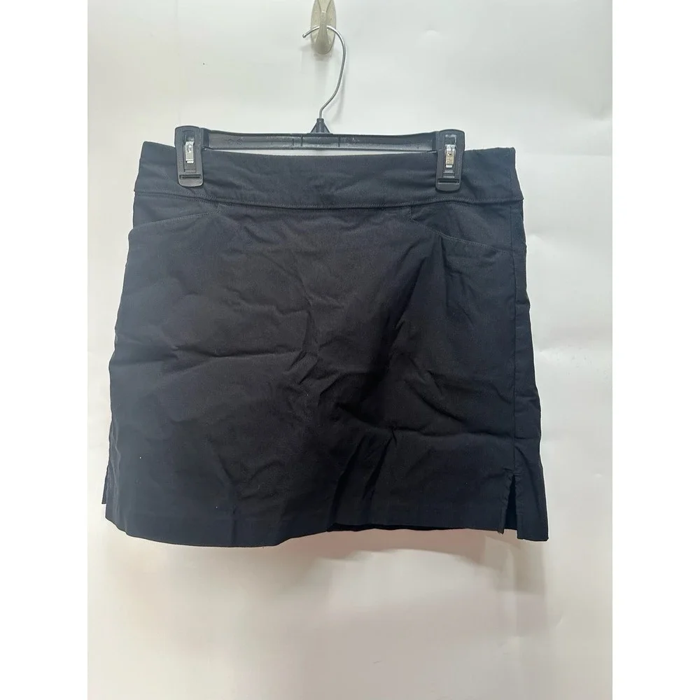 Lady Hagen Black Women's Size 10 Tennis Golf Skort Skirts Cotton Spandex